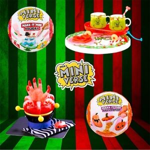 MGA Miniverse Make It Mini 2025: The Grinch™ Mugs & Beetlejuice™ Shrimp Cocktai